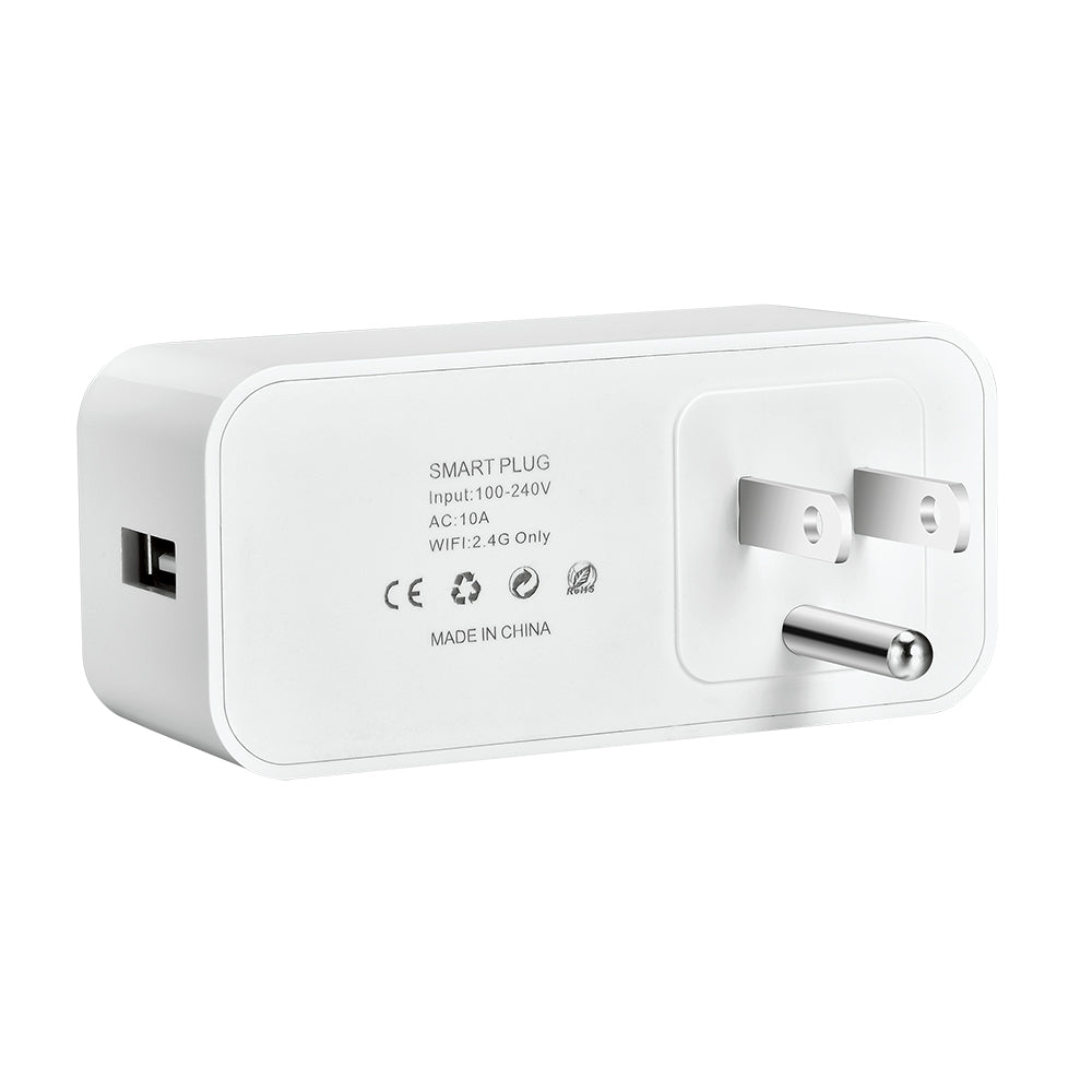 TEQDOT smart wifi socket tuya smart socket with typc interface USB charging port